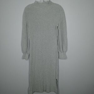 Banana Republic light gray sweater dress size small